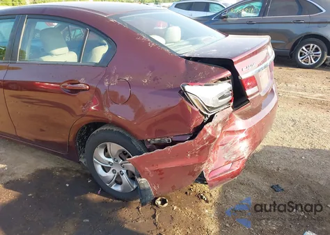 2013 Honda Civic Lx z USA, uszkodzony, nr VIN 19XFB2F51DE007975